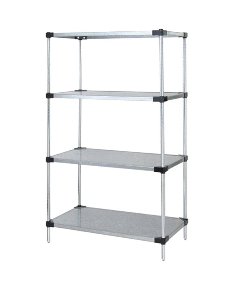 Galvanized Steel 4-Shelf Unit J43458