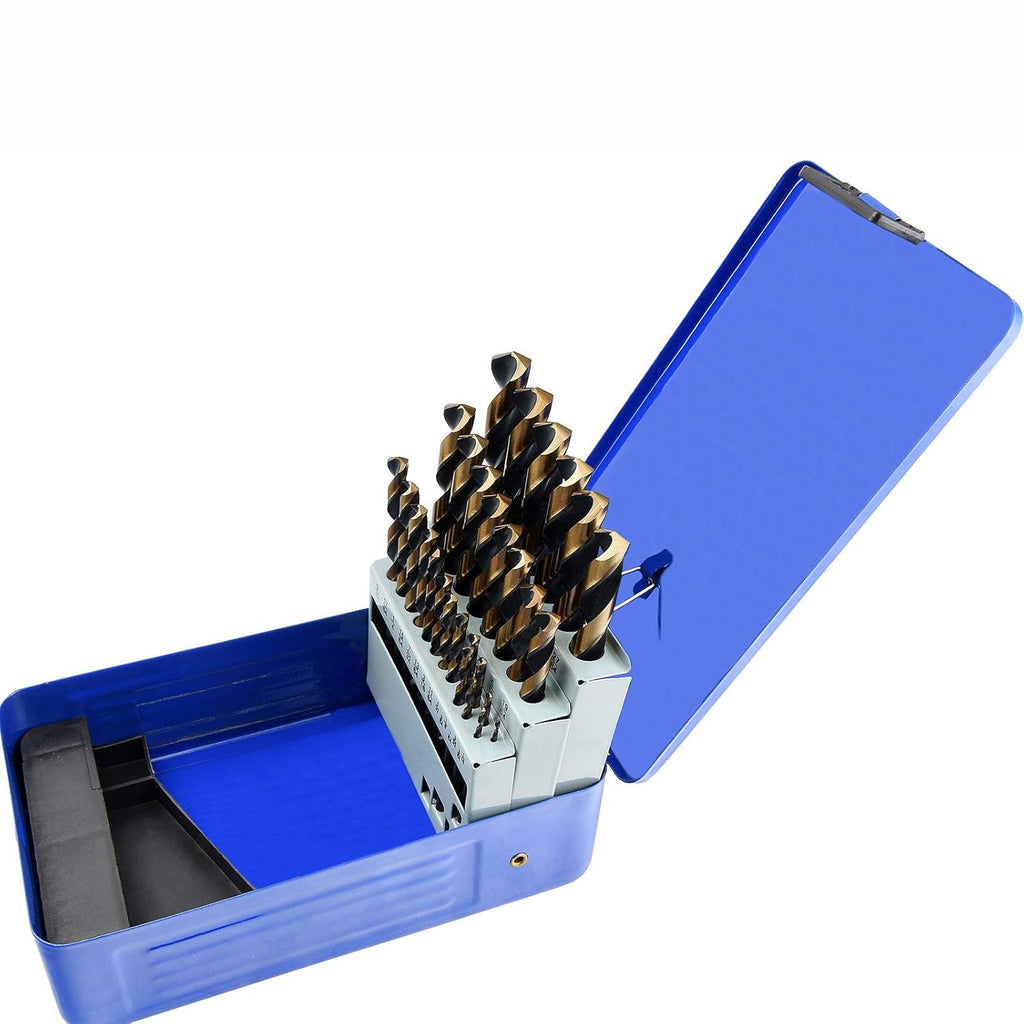 29 Piece High Speed Steel M2 Twist Drill Bit Set J77380