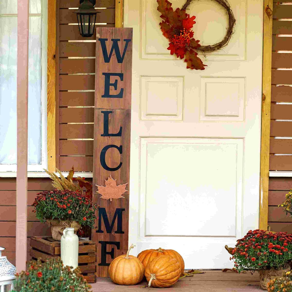 Wooden Welcome Sign U757