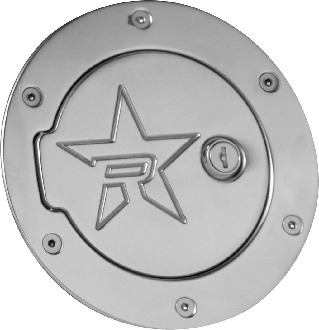 Black Locking Fuel Door for Jeep Wrangler JK V318