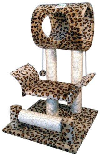 Cat Tree Condo House Leopard Print C5213