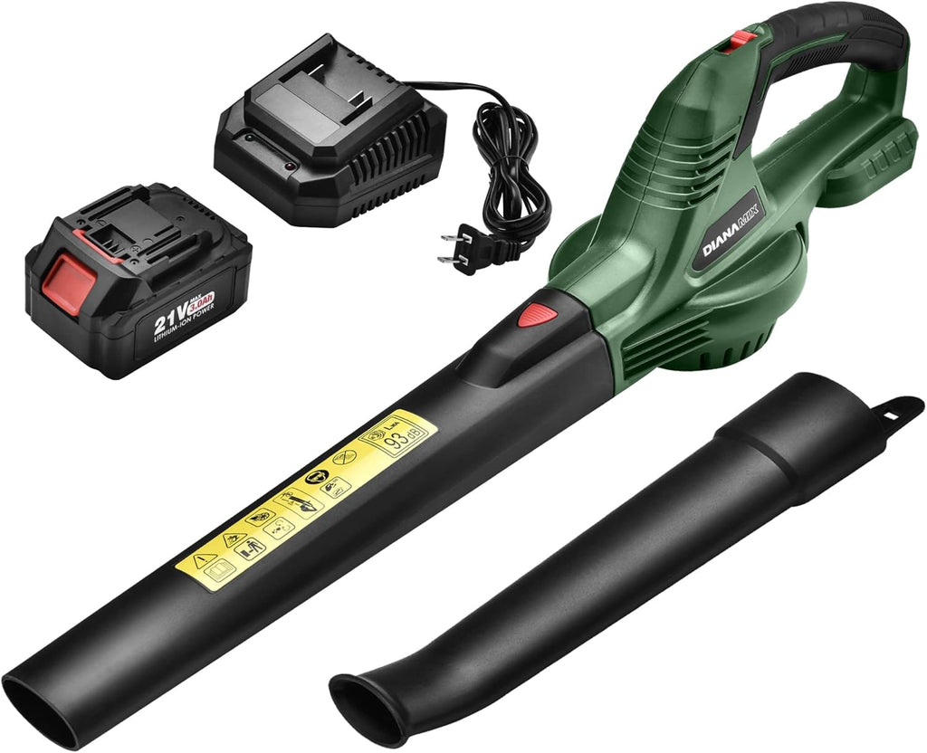 Cordless Electric Leaf Blower with Battery and Charger I9254