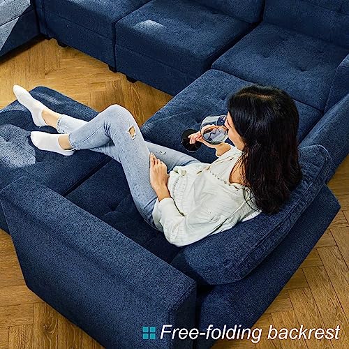 Dark Grey Modular Sectional Sofa with Storage L156331