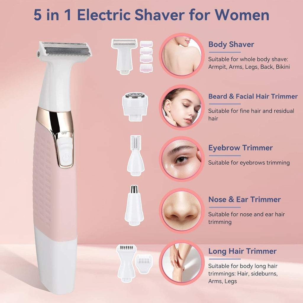 5 in 1 Electric Shaver Razors for Face Bikini N49410