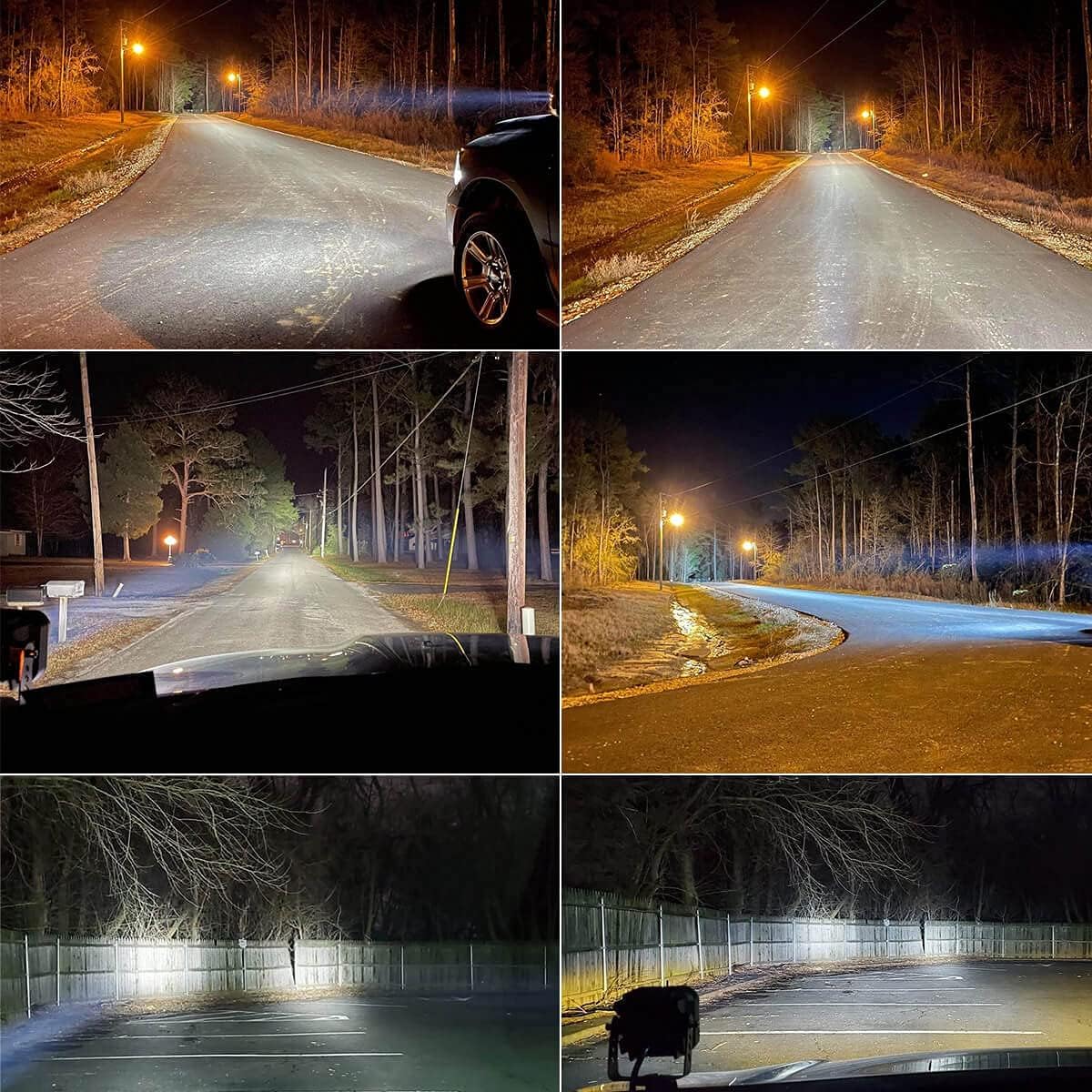 3 inch LED Pods Flood Beam Off Road 36W White, Pair C548