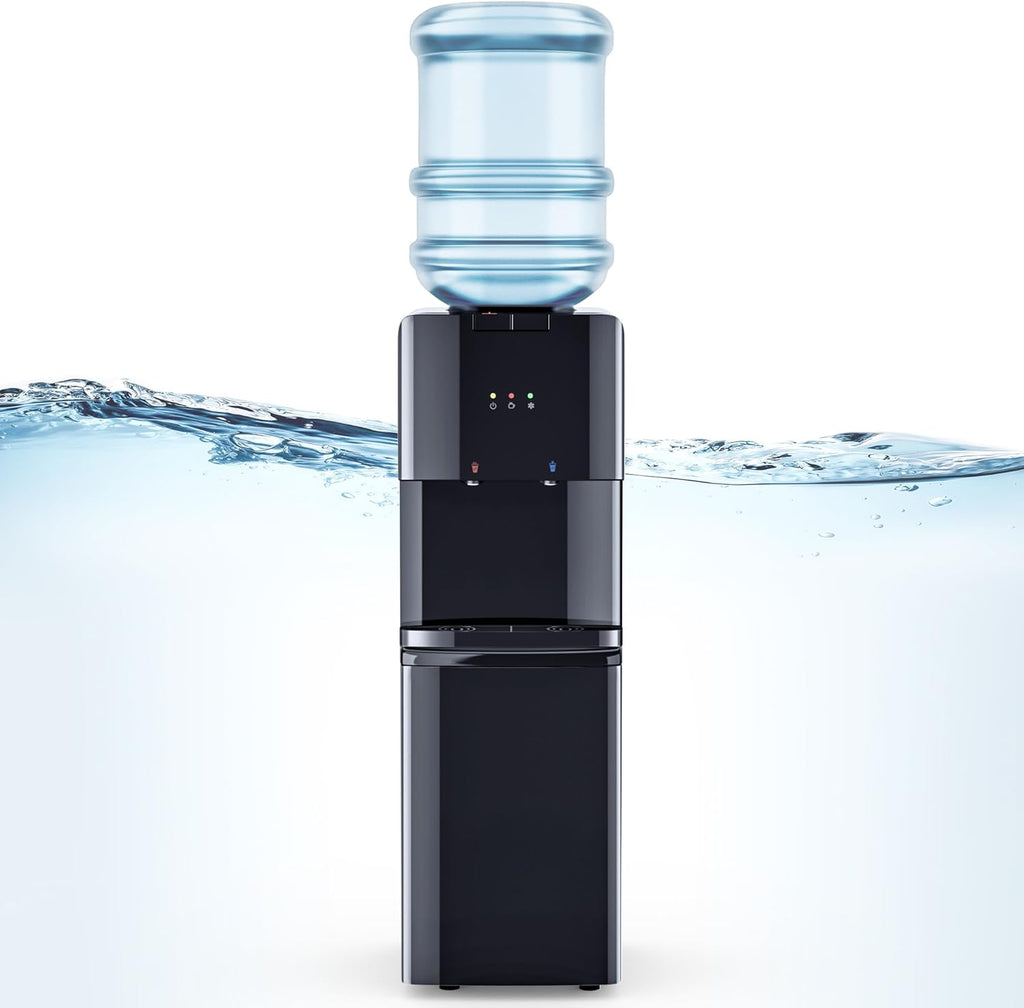 3 Temperatures Top Loading Water Dispenser with Storage Cabinet L128