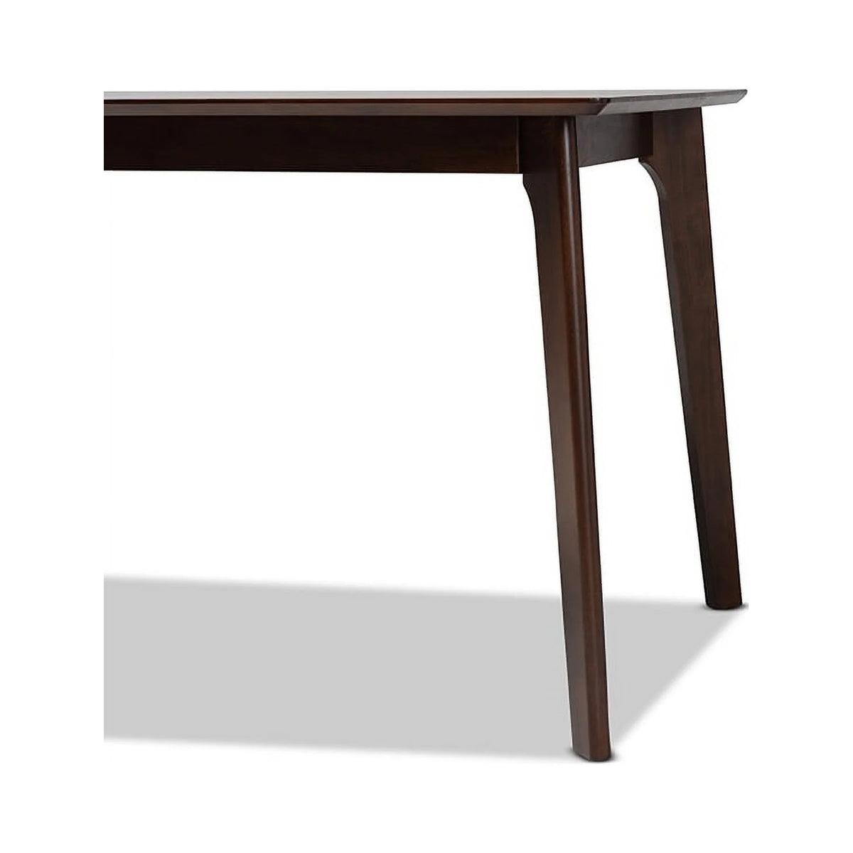 Dark Brown Wood Dining Table Z854