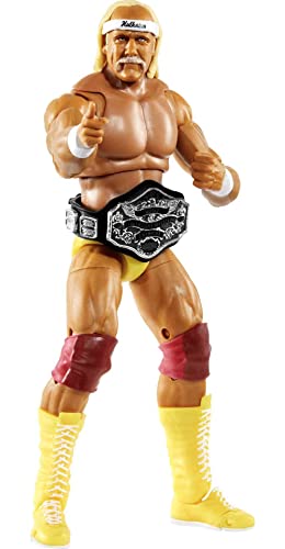 WWE Ultimate Edition Action Figure & Accessories Set, 6-inch Collectible with 30 Articulation Points, Swappable Pieces & Entrance Gear D9554