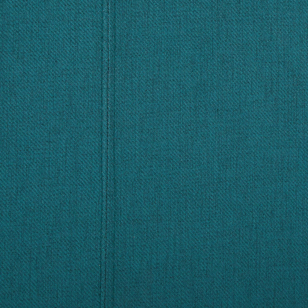 Dark Teal Fabric Storage Ottoman A4157