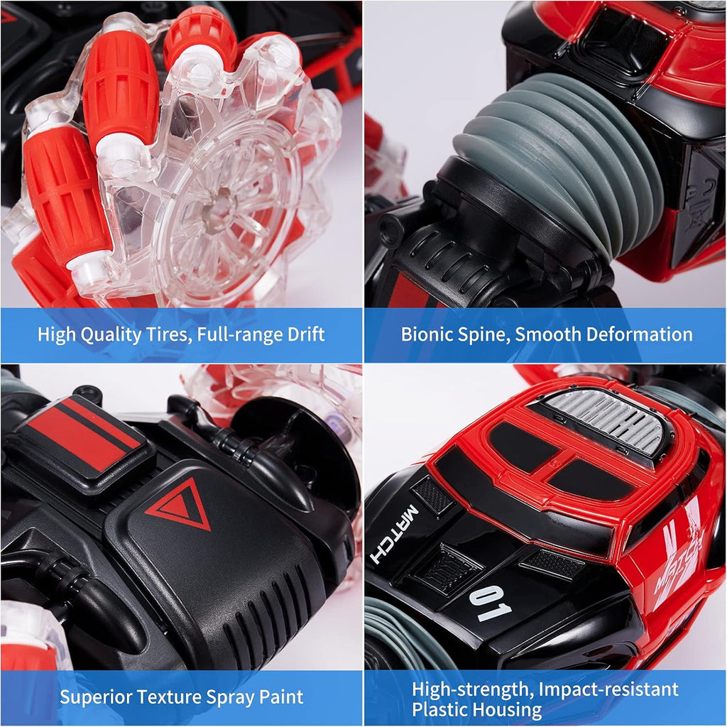 4WD Remote Control Stunt Car with 2 Rechargeable Battery Packs and Lights P797492