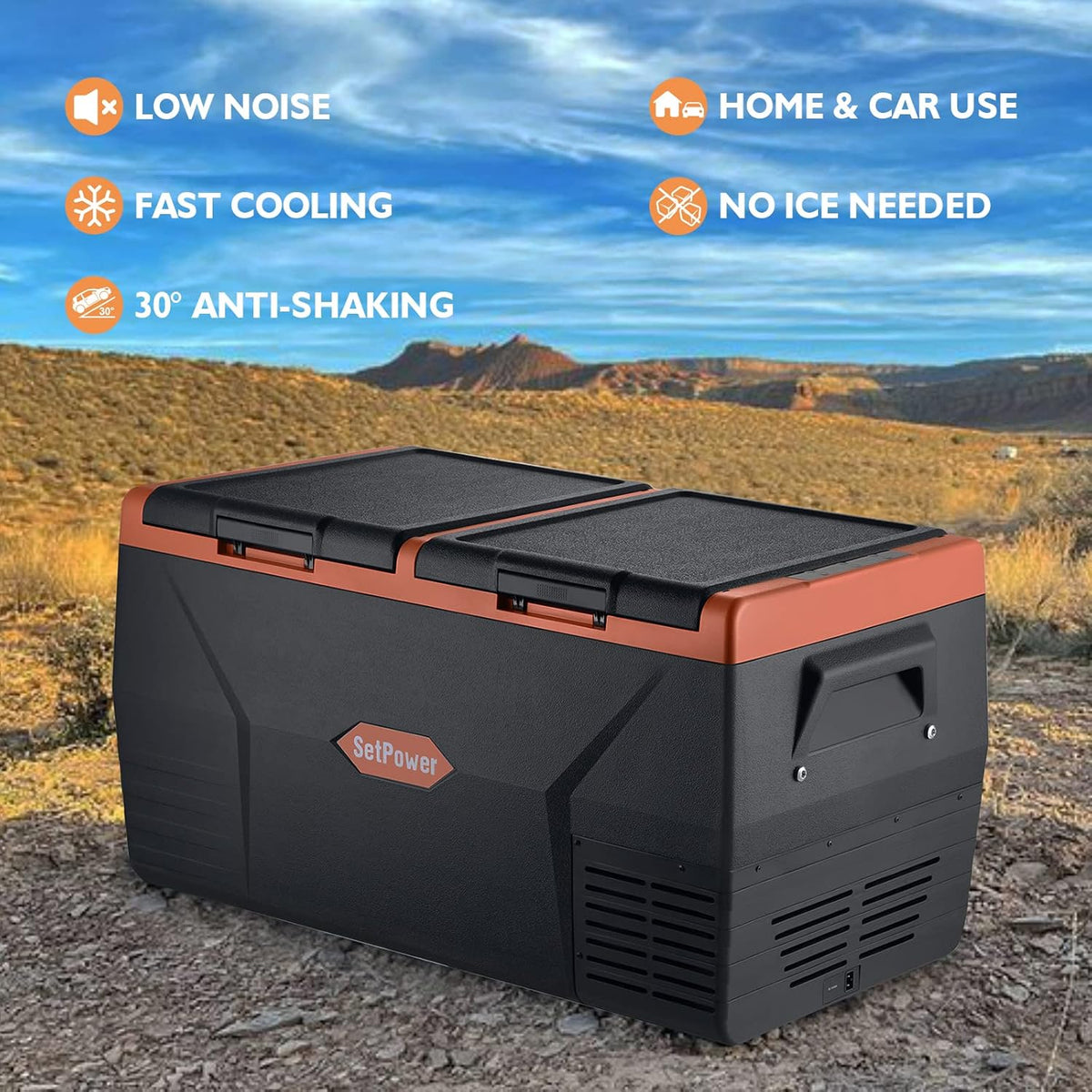 Portable 12V Compressor Fridge Freezer U69577