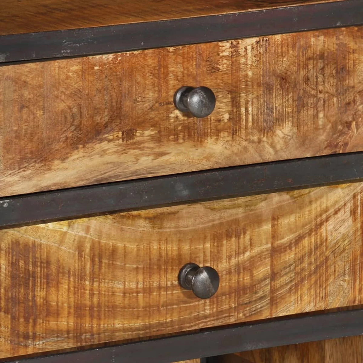Wood Highboard with 2 Drawers and 4 Shelves I8128