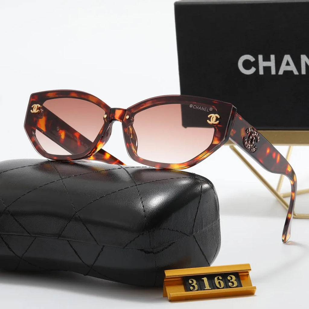 Double C Inlaid Letter Polarized Sunglasses I119