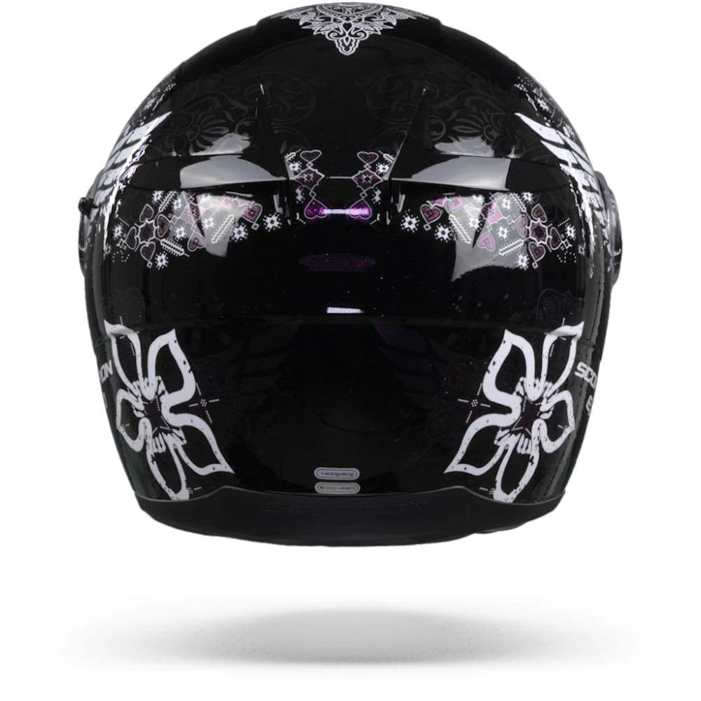 Black Chameleon Motorcycle Helmet I391