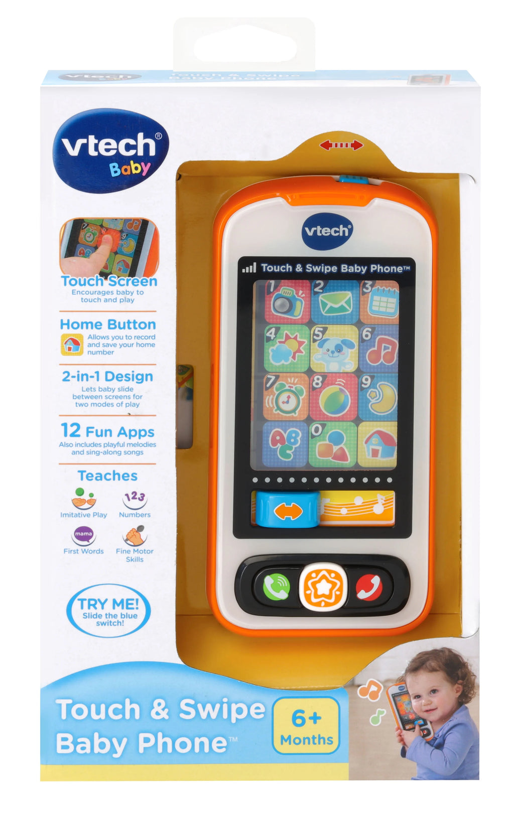 Touch and Swipe Baby Phone T711589