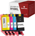 Remanufactured Ink Cartridge 4-Pack for HP 910XL Officejet Pro E6911