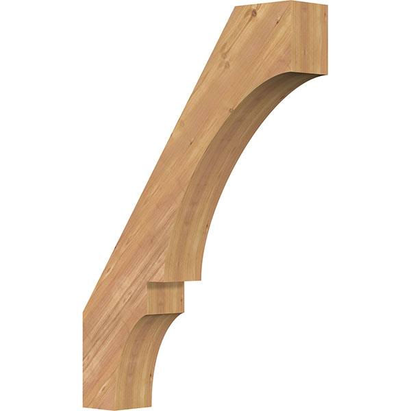 5 1/2x22W x 28x22D x 40x22H Balboa Smooth Brace, Western Red Cedar D918