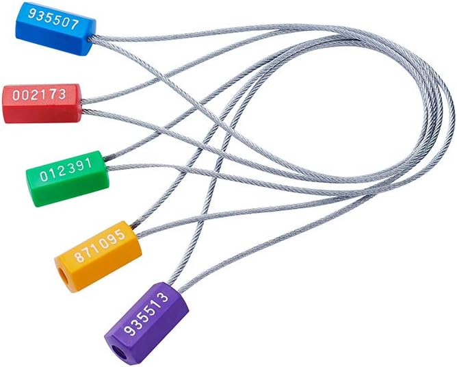 150pcs Anti-Tamper Steel Security Seals (5 Colors) Pack of 2 A773