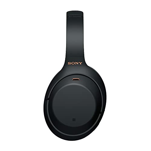 Black Noise Cancelling Wireless Bluetooth Over the Ear Headphones M104