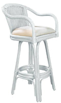Whitewash Rattan Counterstool Q4006