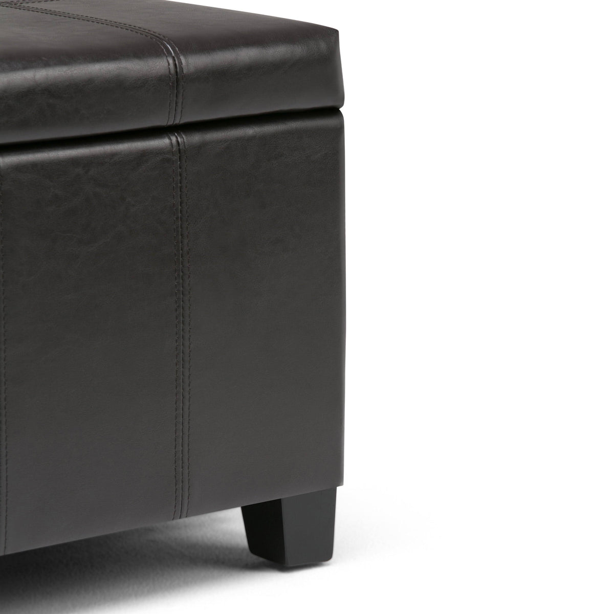 Black Storage Ottoman Bench Y5433