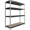 Industrial Shelving 4 Shelf Racks 71Inch W x 24inch D 1200-lb. Capacity per Shelf D1844
