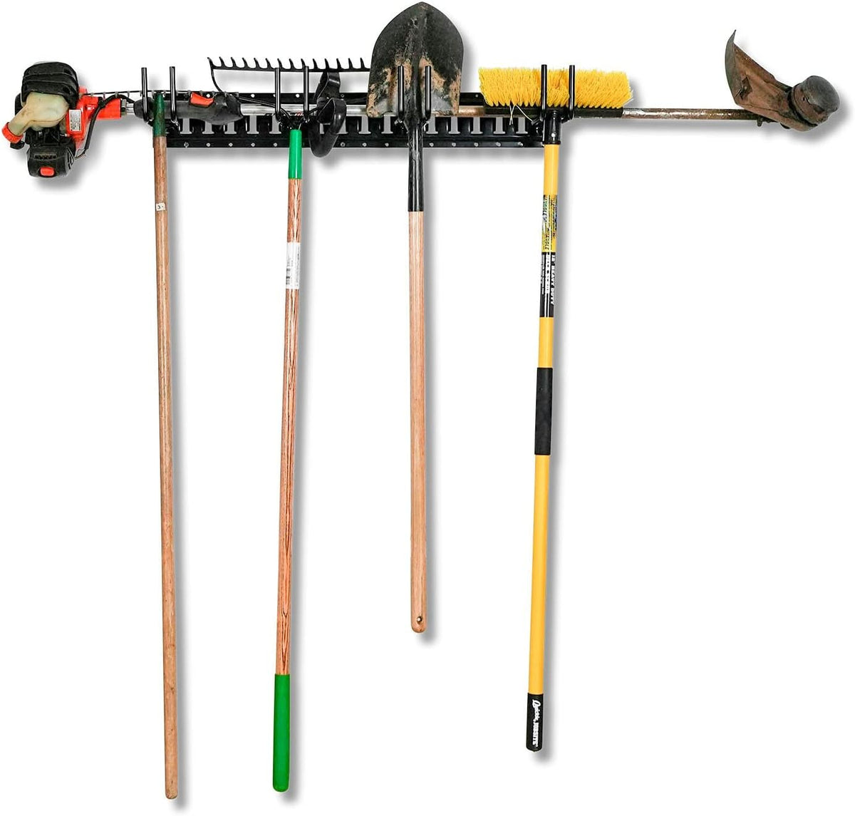 7-Piece Steel Tool Storage Rack Set with 4' Rail Z3504
