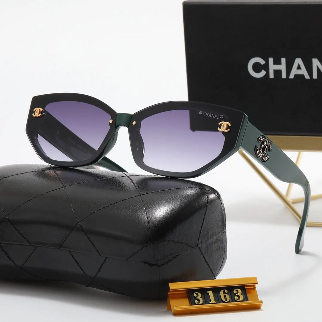 Double C Inlaid Letter Polarized Sunglasses I119