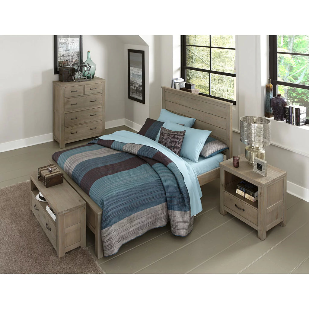Wood Full Panel Bed A193765