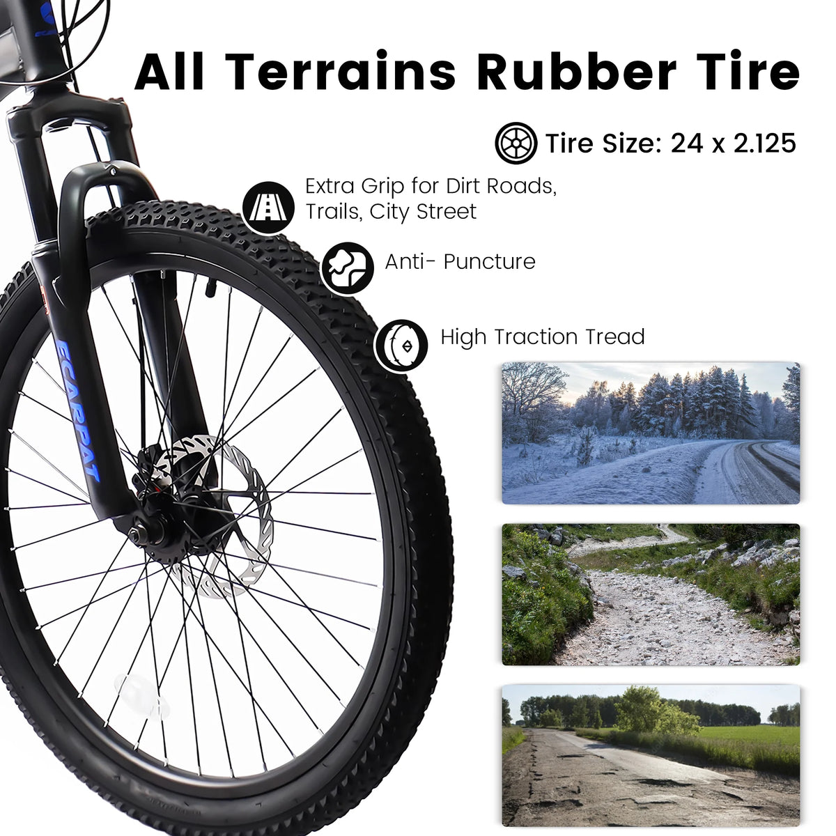 24 Inch 21-Speed Full Suspension Mountain Bike D4135