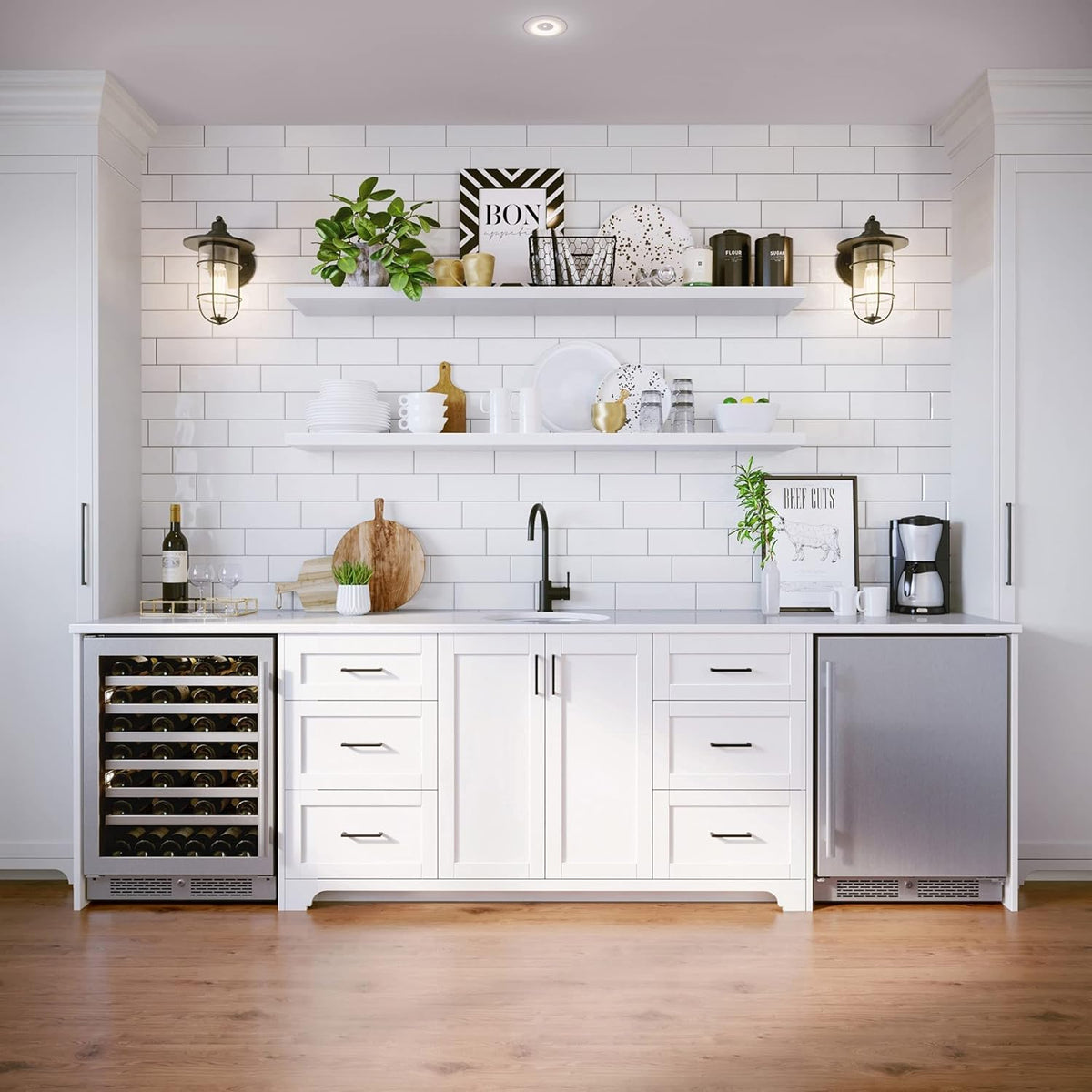 24 Inch Wide 5.66 Cu. Ft. Built-In Compact Refrigerator with Right Hinge P43487