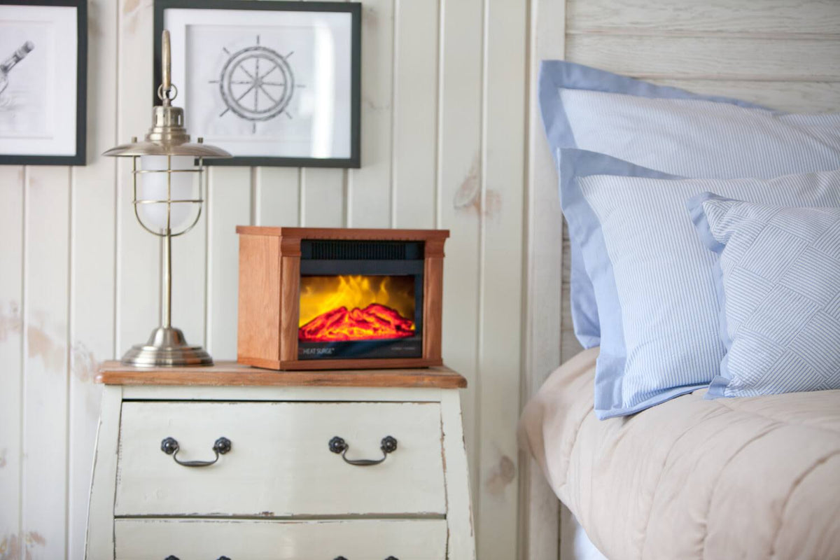 Portable Electric Fireplace Heater with Remote Control M502620
