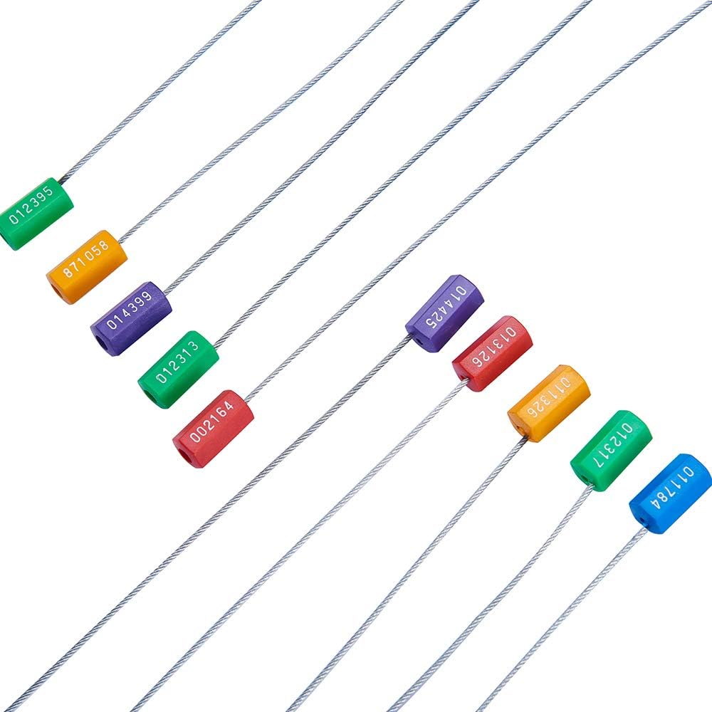 150pcs Anti-Tamper Steel Security Seals (5 Colors) Pack of 2 A773