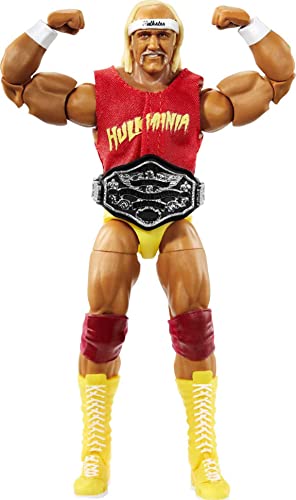 WWE Ultimate Edition Action Figure & Accessories Set, 6-inch Collectible with 30 Articulation Points, Swappable Pieces & Entrance Gear D9554