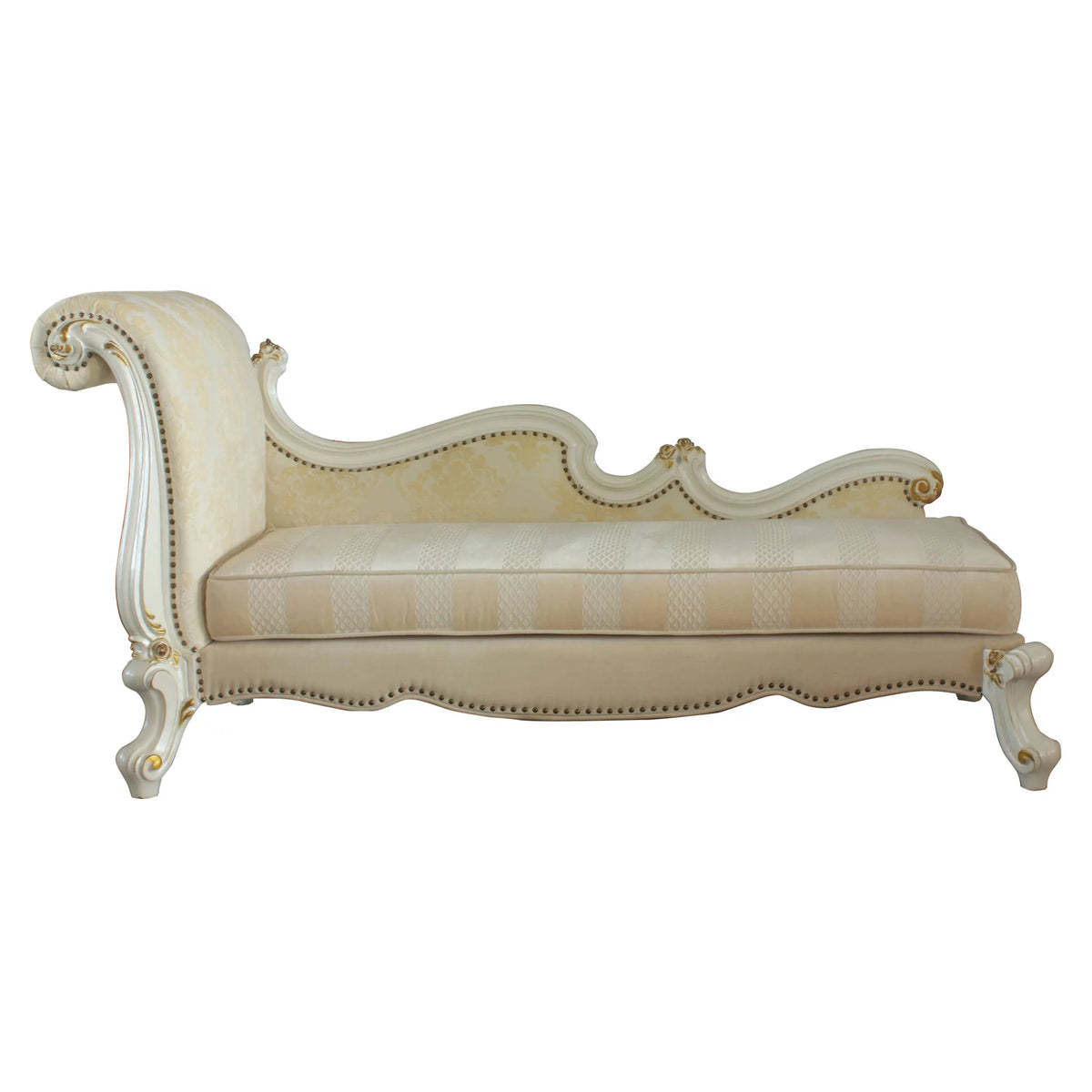 One Arm Chaise in Antique Pearl K421
