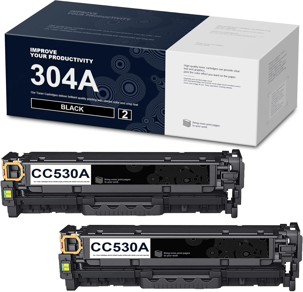 Black 2-Pack Toner Cartridges X377855