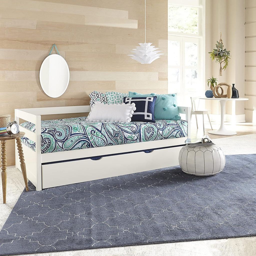White Daybed with Trundle E688