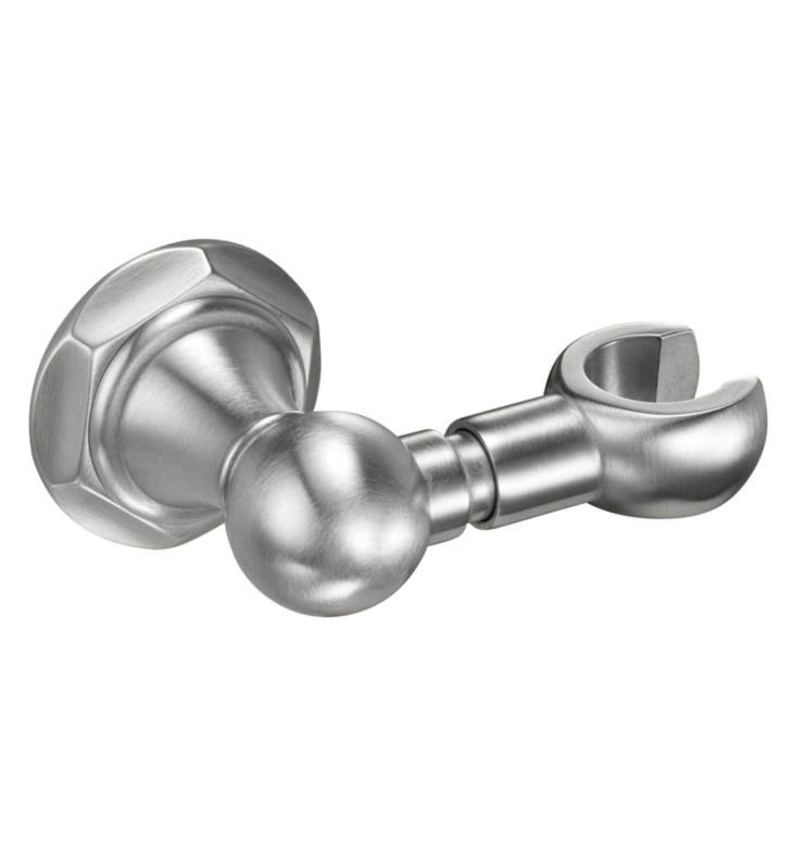Wall Bracket Hex Base Satin Brass J6580