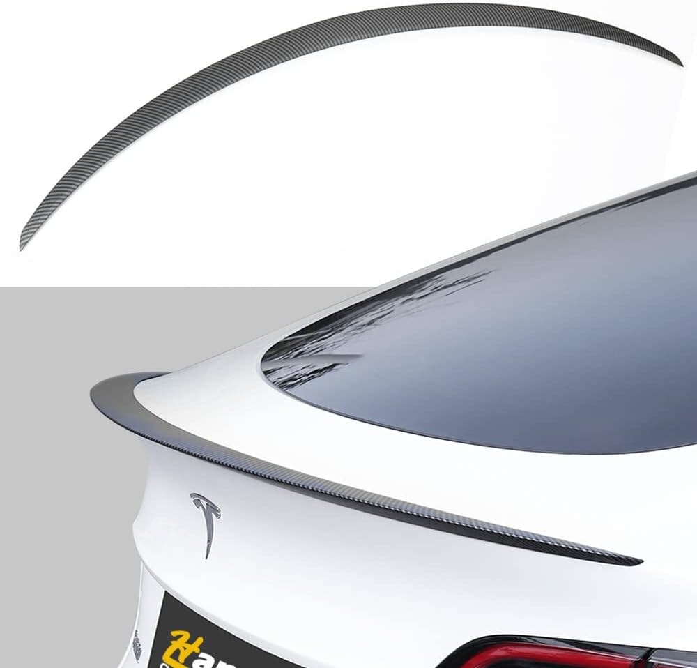 Matte Carbon Fiber Rear Trunk Spoiler K2456