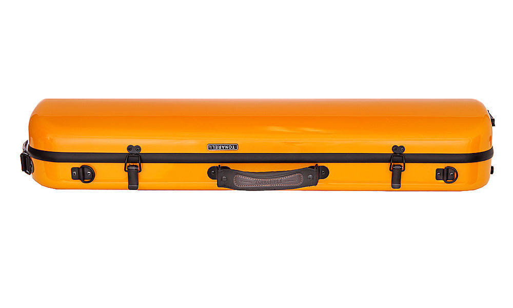 Oblong Fiberglass Violin Case Orange 4/4 B446267