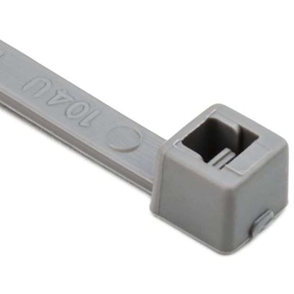 5.8x22 Gray Cable Tie, 30lb Tensile Strength, 1000/pkg O578