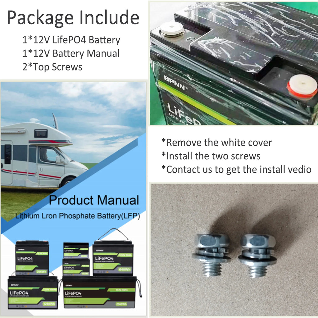12V 100Ah LiFePO4 Lithium Battery N942