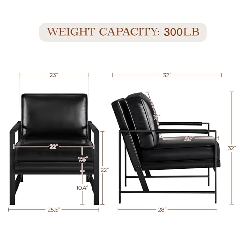 Light Brown PU Leather Armchair Set of 2 V900099