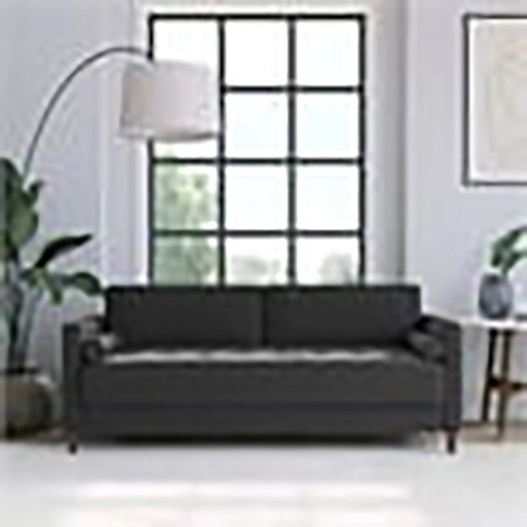 Mid-Century Fabric Upholstered Sofa in Gray G2862