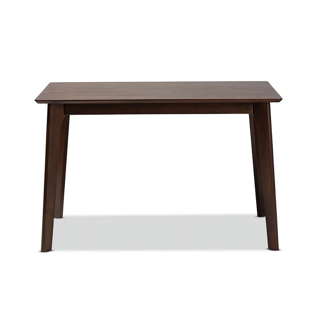 Dark Brown Wood Dining Table Z854