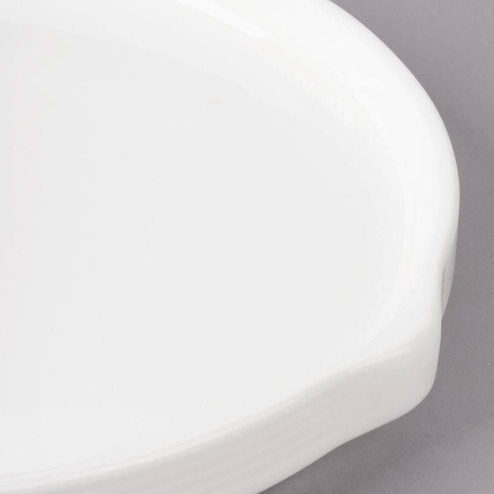 7.5x22 White Porcelain Round Salad Plate (24/case) J2212