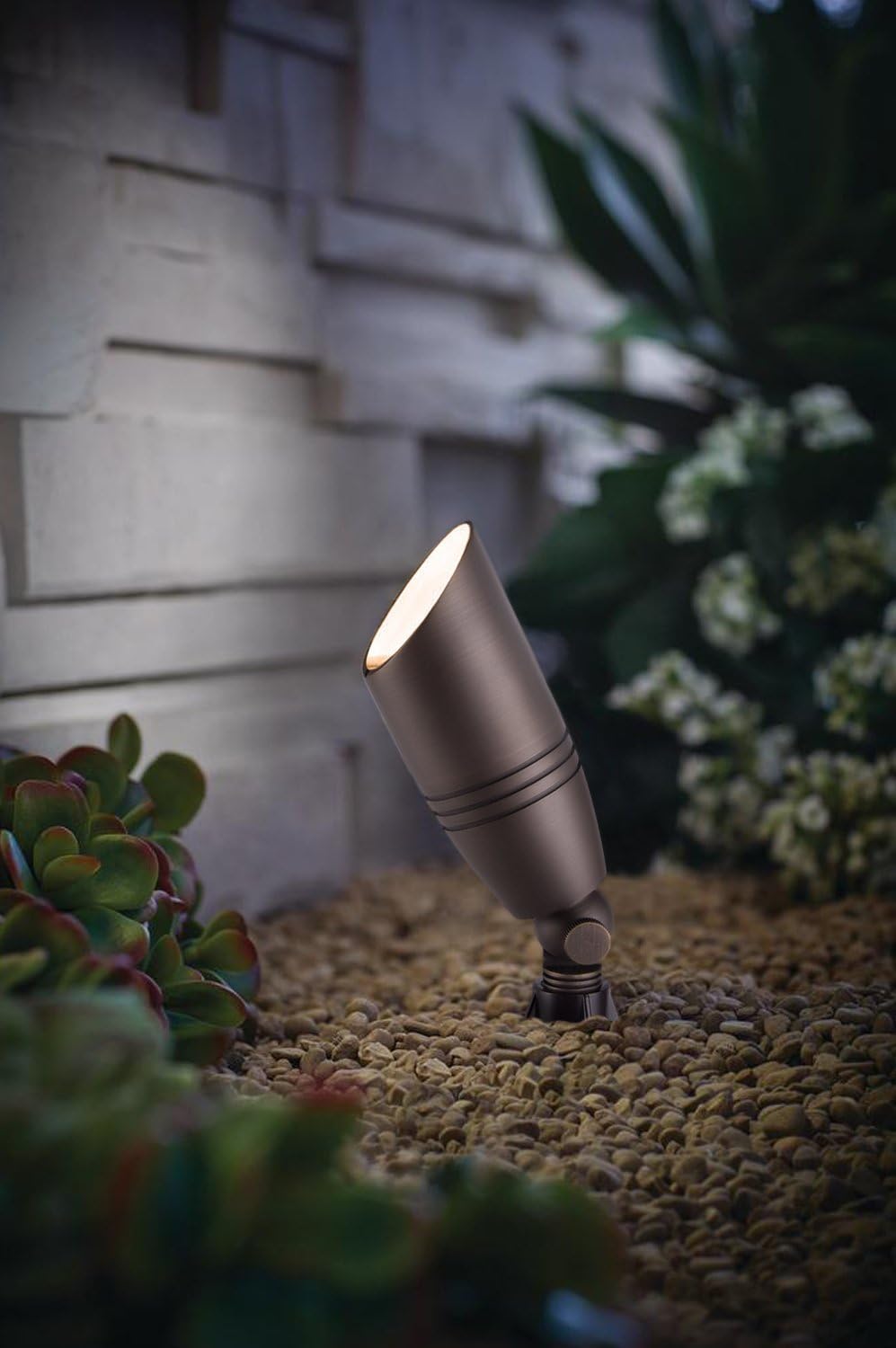 Solid Brass 6 Packs 12V Low Voltage Waterproof Landscape Spotlight M242563