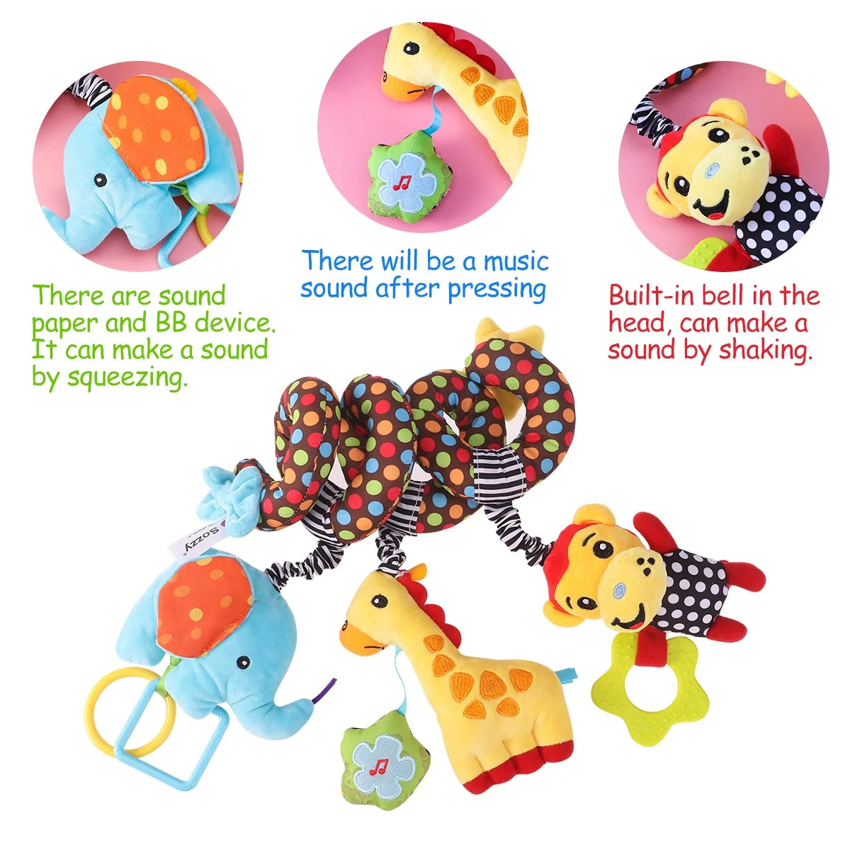 Spiral Plush Toy B77932