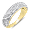 18k Yellow Gold Diamond Wedding Band Ring L4517