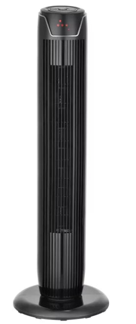 Black 3-Speed Oscillating Tower Fan T583